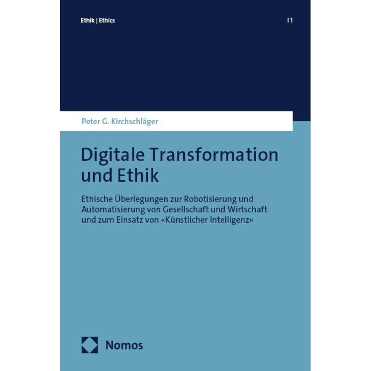 Digitale Transformation und Ethik Digitale Transformation und Ethik von Nomos Verlags GmbH