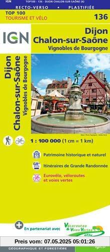 Dijon Chalon Saôme 1 : 100 000