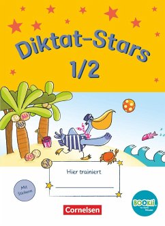 Diktat-Stars - BOOKii-Ausgabe - 1./2. Schuljahr. Übungsheft mit Lösungen von Oldenbourg Schulbuchverlag