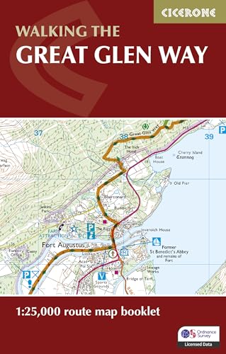 The Great Glen Way Map Booklet: 1:25,000 OS Route Mapping (Cicerone guidebooks) von Cicerone Press