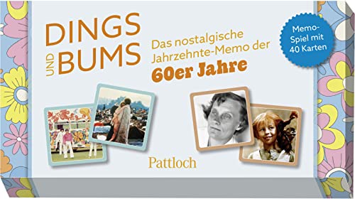 Dings und Bums: Das nostalgische Jahrzehnte-Memo der 60er-Jahre | Memo-Spiel mit 40 Karten in einer hochwertigen Box (Nostalgie-Memospiel) Dings und Bums: Das nostalgische Jahrzehnte-Memo der 60er-Jahre | Memo-Spiel mit 40 Karten in einer hochwertigen Box (Nostalgie-Memospiel)