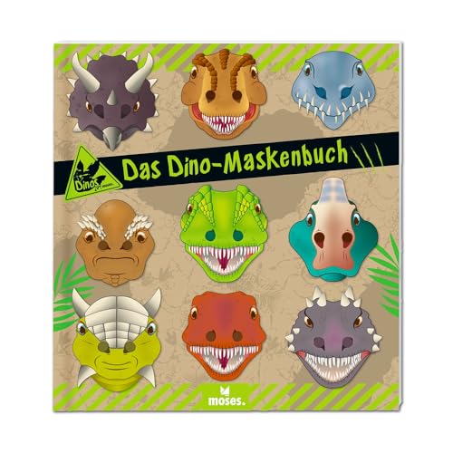moses. Das Dino-Maskenbuch, 10 bunte Dinosaurier Masken zum Ausschneiden und Basteln, Kreatives Beschäftigungsbuch für Kindergeburtstag, Mottoparty, Karneval und Fasching, Für Kinder ab 3 Jahren moses. Das Dino-Maskenbuch, 10 bunte Dinosaurier Masken zum Ausschneiden und Basteln, Kreatives Beschäftigungsbuch für Kindergeburtstag, Mottoparty, Karneval und Fasching, Für Kinder ab 3 Jahren