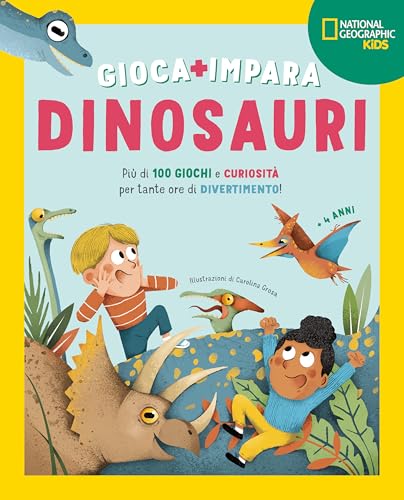 Dinosauri. Più di 100 giochi e curiosità per tante ore di divertimento. Gioca e impara. Ediz. a colori von White Star