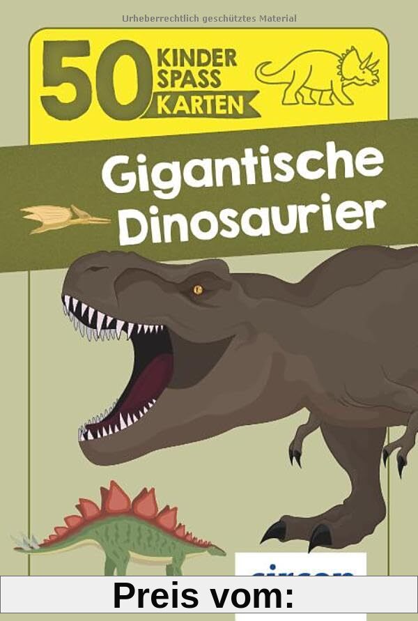 Dinosaurier (50 Kinderspaßkarten)