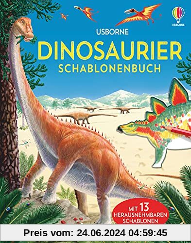 Dinosaurier Schablonenbuch