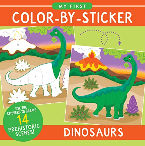 Dinosaurs First Color by Sticker Book von Peter Pauper Pr