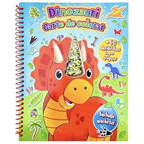 Dinozauri. Carte De Colorat Cu Machete Dinozauri. Carte De Colorat Cu Machete von Flamingo Gd