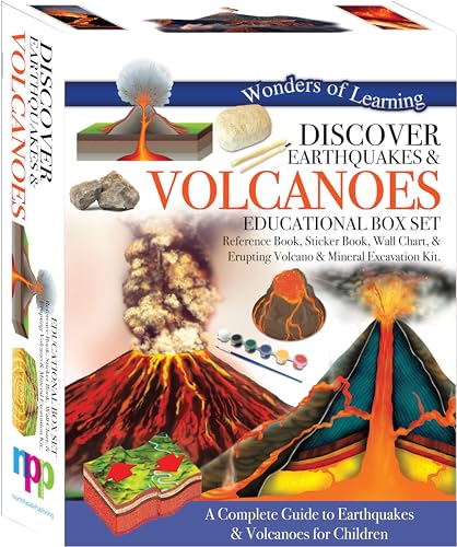Discover Earthquakes and Volcanoes - Educational Box Set (Wonders of Learning Educational Box Set)