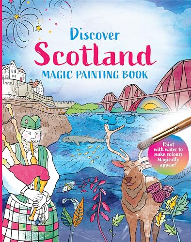 Discover Scotland: Magic Painting Book von Birlinn Ltd