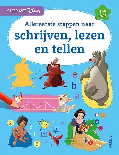 Disney Ik leer met - Allereerste stappen naar schrijven, lezen en tellen (4-5 j.) von Zuidnederlandse Uitgeverij (ZNU)