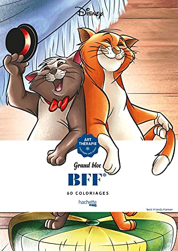 Grand bloc Disney BFF: 60 coloriages