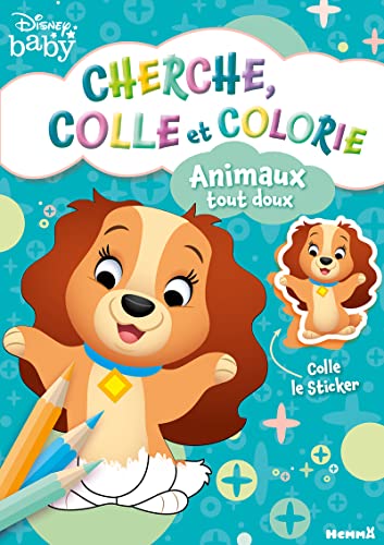 Disney Baby - Cherche, colle et colorie - Animaux tout doux von HEMMA