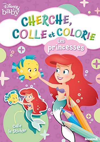 Disney Baby - Cherche, colle et colorie - Les princesses von HEMMA