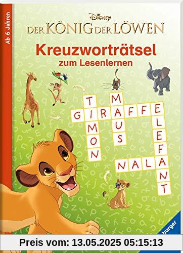 Disney Der König der Löwen: Kreuzworträtsel zum Lesenlernen