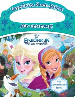 Disney Die Eiskönigin - Verrückte Such-Bilder für unterwegs - Wimmelbuch - Pappbilderbuch mit Stift und abwischbaren Seiten ab 3 Jahren von Phoenix International Publications