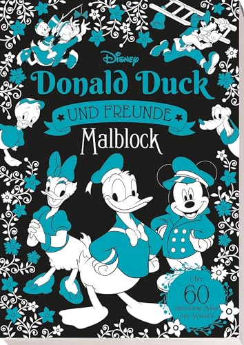 Disney Donald Duck und Freunde: Malblock: über 60 entenstarke Motive zum Ausmalen!: Block mit Goldfolienpägung Disney Donald Duck und Freunde: Malblock: über 60 entenstarke Motive zum Ausmalen!: Block mit Goldfolienpägung von Panini