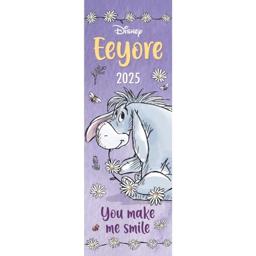 Disney Eeyore – Eeyore 2025 – Slimline-Kalender: Original Danilo-Kalender [Mehrsprachig] [Kalender]