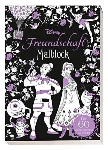 Disney Freundschaft: Malblock: über 60 herzerwärmende Motive zum Ausmalen!: Block mit Goldfolienpägung Disney Freundschaft: Malblock: über 60 herzerwärmende Motive zum Ausmalen!: Block mit Goldfolienpägung von Panini