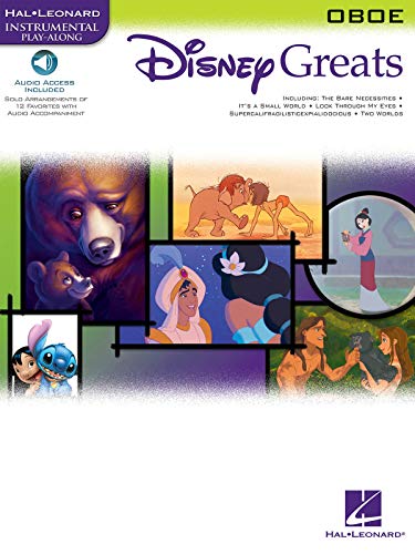 Disney Greats Oboe Book And Cd: Noten, CD für Oboe: For Oboe Instrumental Play-Along Pack von Hal Leonard Europe