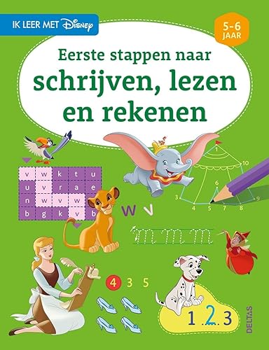 Disney Ik leer met - Eerste stappen naar schrijven, lezen en rekenen (5-6 j.) von Zuidnederlandse Uitgeverij (ZNU)