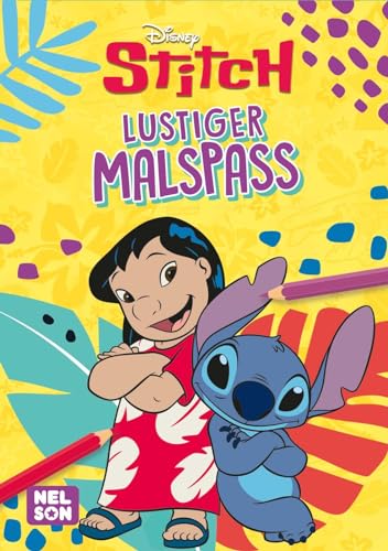 Disney Kreative Beschäftigung: Lilo & Stitch: Lustiger Malspaß: Mit mehr als 60 Ausmalbildern | Malblock für Kinder ab 4 Jahren von Nelson