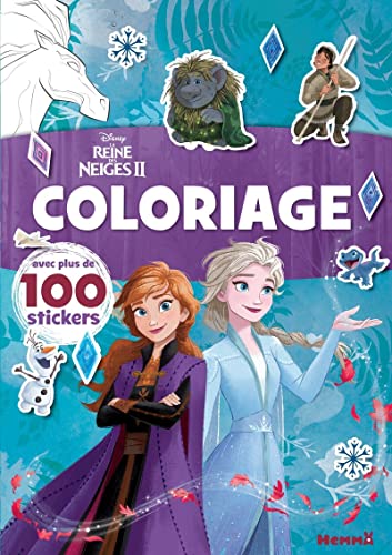 Disney La Reine des Neiges 2 - Coloriage avec plus de 100 stickers von HEMMA