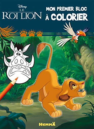 Disney Le Roi Lion - Mon premier bloc à colorier (Simba) von Hemma