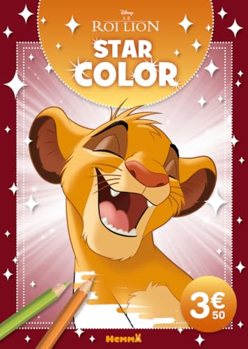 Disney Le Roi Lion - Star Color (Simba cadre bordeaux) von HEMMA