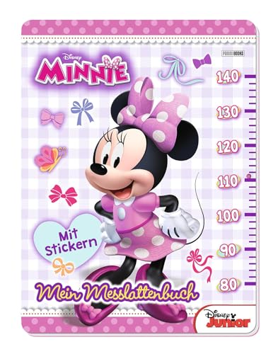 Disney Minnie: Mein Messlattenbuch: mit Ausmalbildern und Stickern