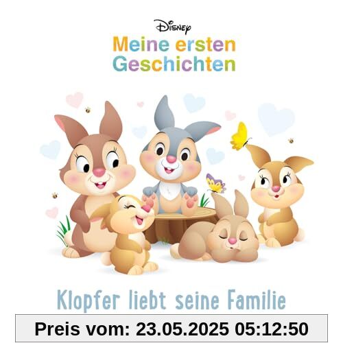 Disney Pappenbuch: Klopfer liebt seine Familie: Meine ersten Geschichten | Disney-Geschichten für die Kleinen (ab 2 Jahre) (Disney Klassiker)