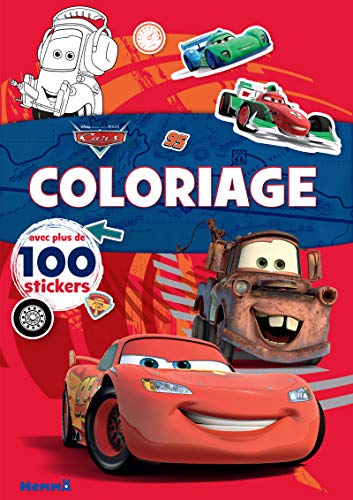 Disney Pixar Cars - Coloriage avec plus de 100 stickers (Flash McQueen et Martin) von HEMMA