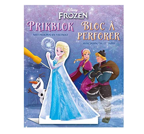 Disney Prikblok Frozen / Disney Bloc à perforer Frozen: Met prikpen en viltmat