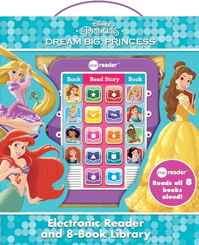 Disney Princess Ariel, Rapunzel, Belle, and More!- Dream Big Princess Me Reader and 8-Book Library - PI Kids: Me Reader: Electronic Reader and 8-Book Library