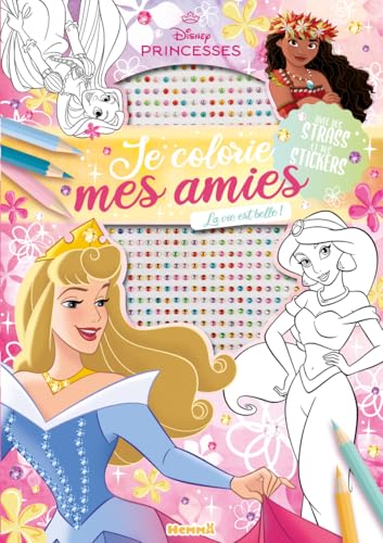 Disney Princesses - Je colorie mes amies - Avec strass - La vie est belle ! - Avec des strass et des stickers Disney Princesses - Je colorie mes amies - Avec strass - La vie est belle ! - Avec des strass et des stickers von HEMMA