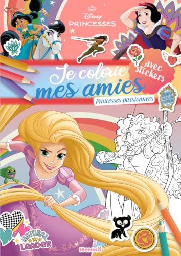 Disney Princesses - Je colorie mes amies - Princesses passionnées: Avec stickers Disney Princesses - Je colorie mes amies - Princesses passionnées: Avec stickers von HEMMA