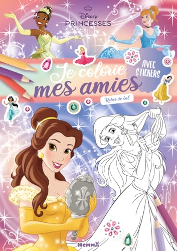 Disney Princesses - Je colorie mes amies - Robes de bal - Avec stickers Disney Princesses - Je colorie mes amies - Robes de bal - Avec stickers von HEMMA