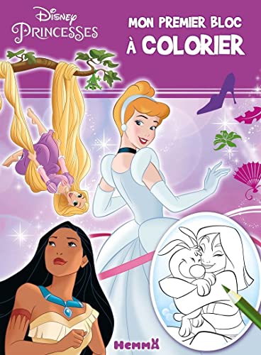 Disney Princesses - Mon premier bloc à colorier (Cendrillon, Pocahontas, Raiponce) von HEMMA