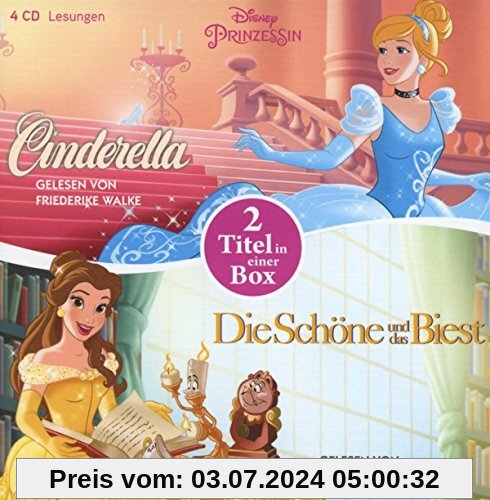 Disney Prinzessin: Die Schöne und das Biest - Cinderella: 2 Titel in einer Box (Disney Prinzessinnen, Band 2)