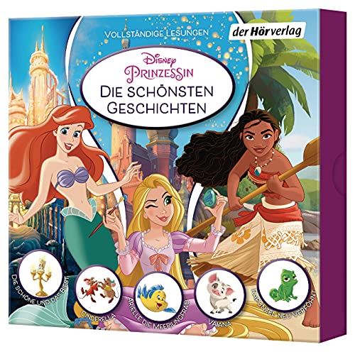 Disney Prinzessin: Die schönsten Geschichten: Cinderella - Arielle - Schöne und das Biest - Rapunzel - Vaiana (Disney Prinzessinnen, Band 3)
