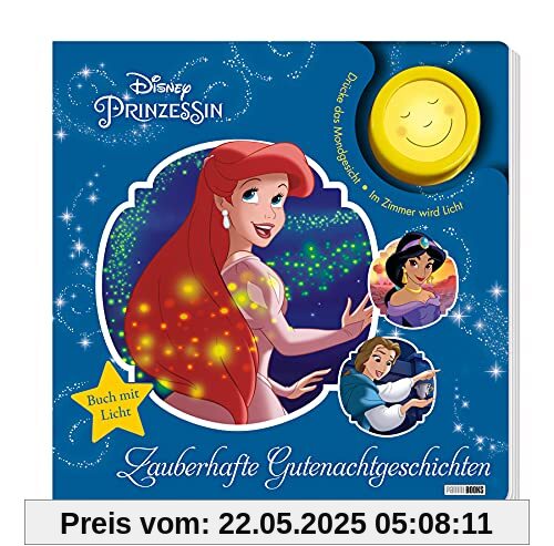 Disney Prinzessin: Zauberhafte Gutenachtgeschichten: Pappbilderbuch mit Licht Disney Prinzessin: Zauberhafte Gutenachtgeschichten: Pappbilderbuch mit Licht