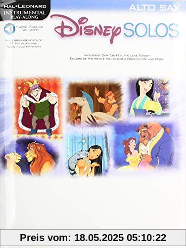 Disney Solos Alto Sax Book Noten für Alt-Saxophon Disney Solos Alto Sax Book Noten für Alt-Saxophon