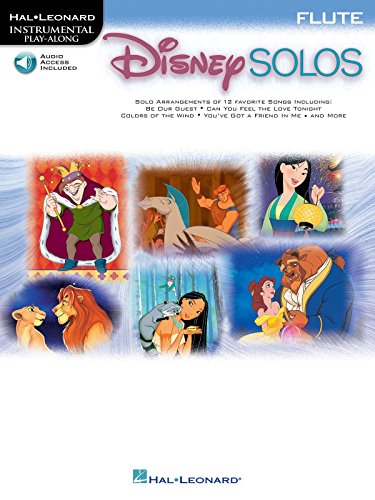 Disney Solos Flute Bk/Cd: Noten, CD für Flöte: For Flute