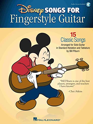 Disney Songs for Fingerstyle Guitar: 15 Classic Songs Arranged by Solo Guitar in Standard Notation and Tablature Disney Songs for Fingerstyle Guitar: 15 Classic Songs Arranged by Solo Guitar in Standard Notation and Tablature