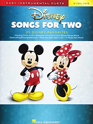 Disney Songs for Two Violins: Easy Instrumental Duets von HAL LEONARD