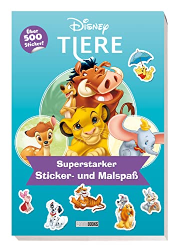 Disney Tiere: Superstarker Sticker- und Malspaß: Sticker- und Malblock von Panini