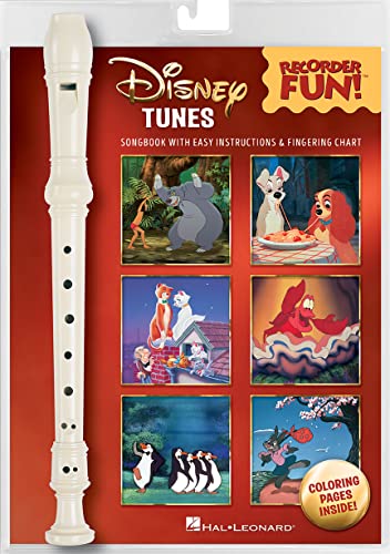 Disney Tunes: Recorder Fun!: Noten, Sammelband für Blockflöte: Songbook with easy instructions & finger chart Disney Tunes: Recorder Fun!: Noten, Sammelband für Blockflöte: Songbook with easy instructions & finger chart