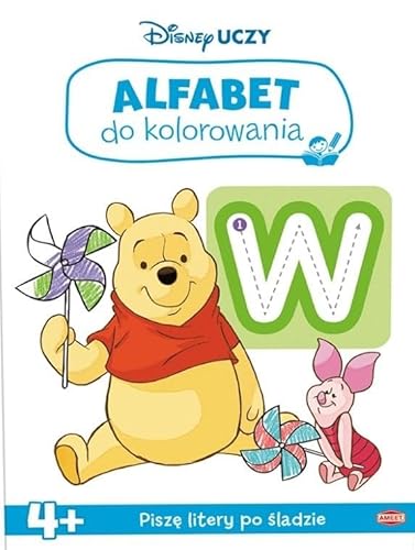 Disney Uczy Kubuś i Przyjaciele Alfabet do kolorowania
