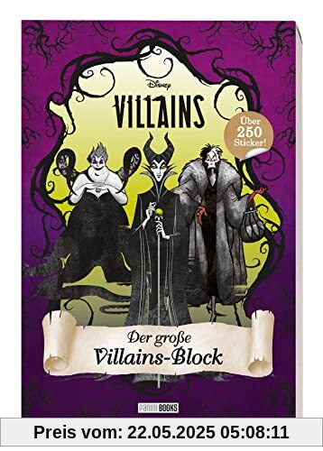 Disney Villains: Der große Villains-Block: über 250 Sticker! Disney Villains: Der große Villains-Block: über 250 Sticker!