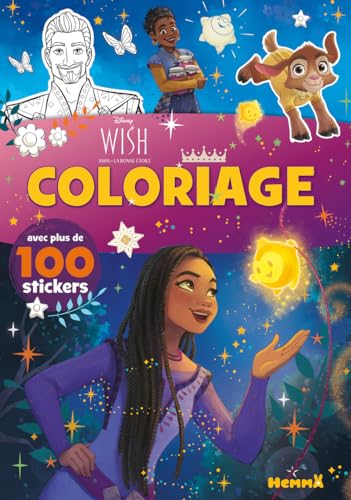 Disney Wish - Coloriage avec plus de 100 stickers von HEMMA