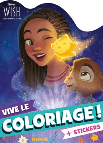 Disney Wish - Vive le coloriage !: Avec des stickers